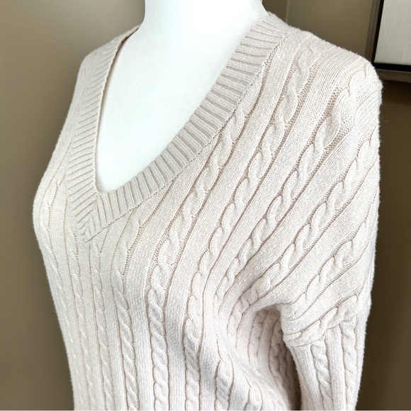 NWT V-Neck Sweater - Happily Grey - Picture 3 of 8